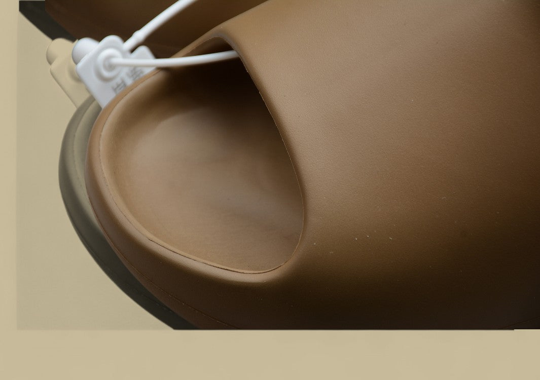 Yeezy Slide Coconut Slippers Dark Brown