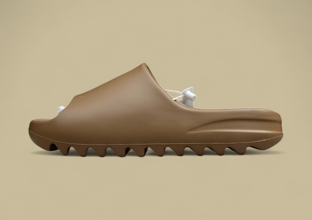 Yeezy Slide Coconut Slippers Dark Brown