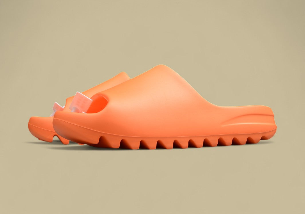 Yeezy Slide "Enflame Orange" Coconut Slippers