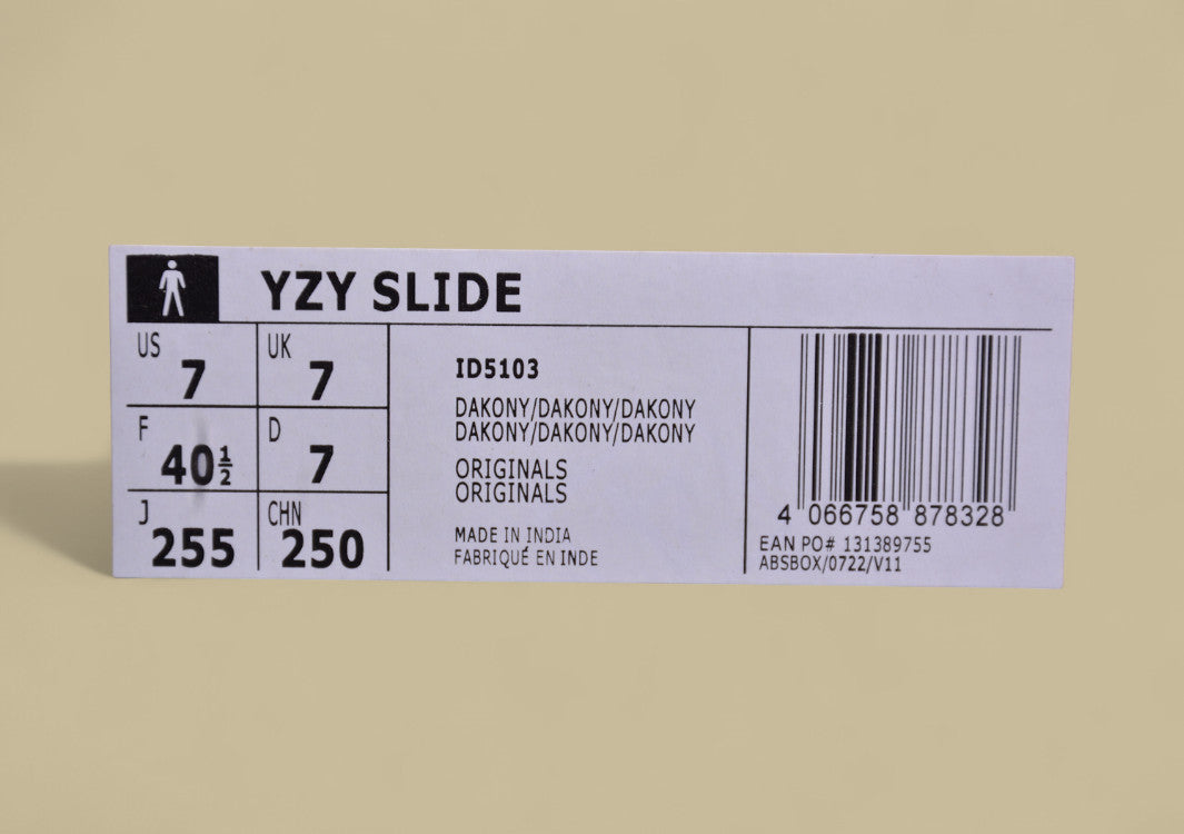 Yeezy Slide "Resin" Sleek Minimalist Black Comfort Slide