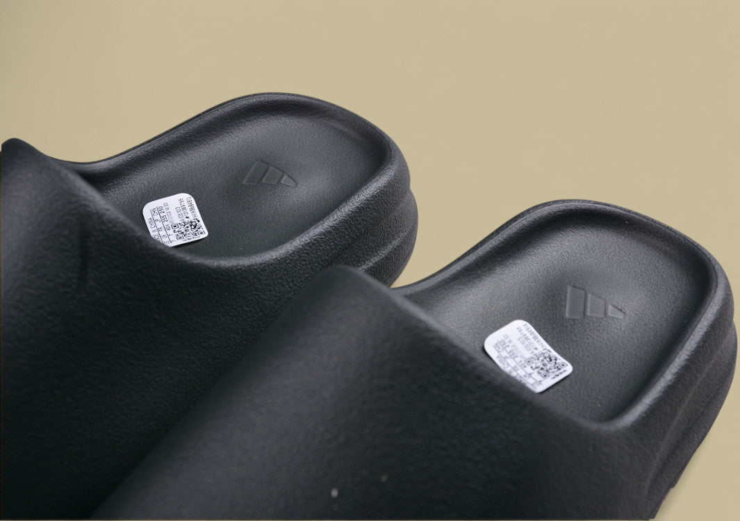 Yeezy Slide "Resin" Sleek Minimalist Black Comfort Slide