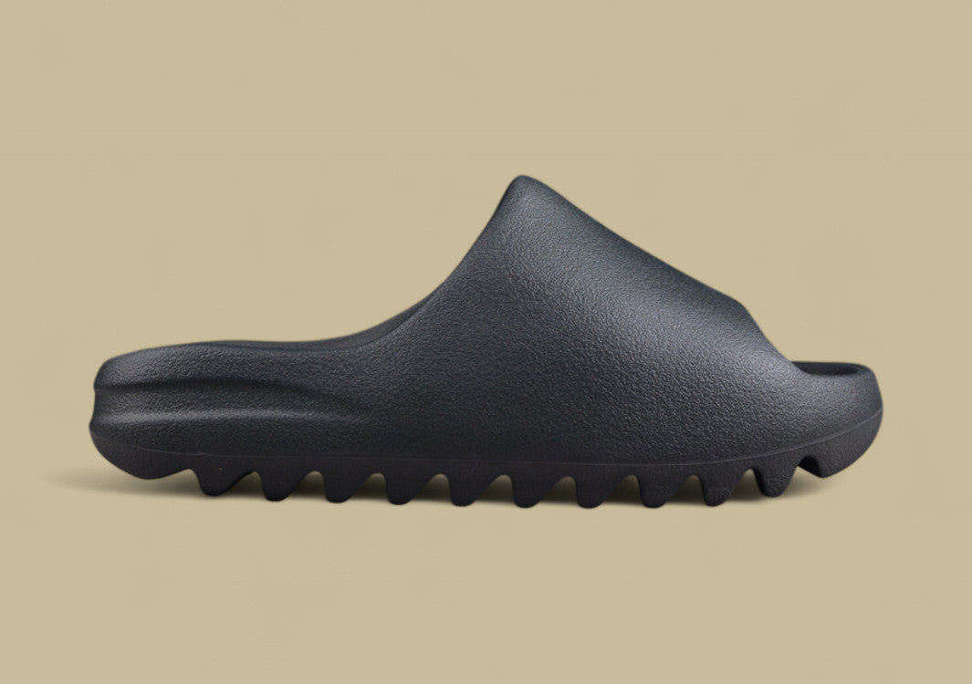 Yeezy Slide "Resin" Sleek Minimalist Black Comfort Slide