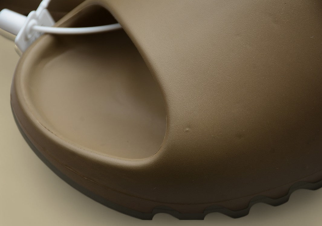 Yeezy Slide “Flax” Warm Tan Minimalist Comfort Slip-On