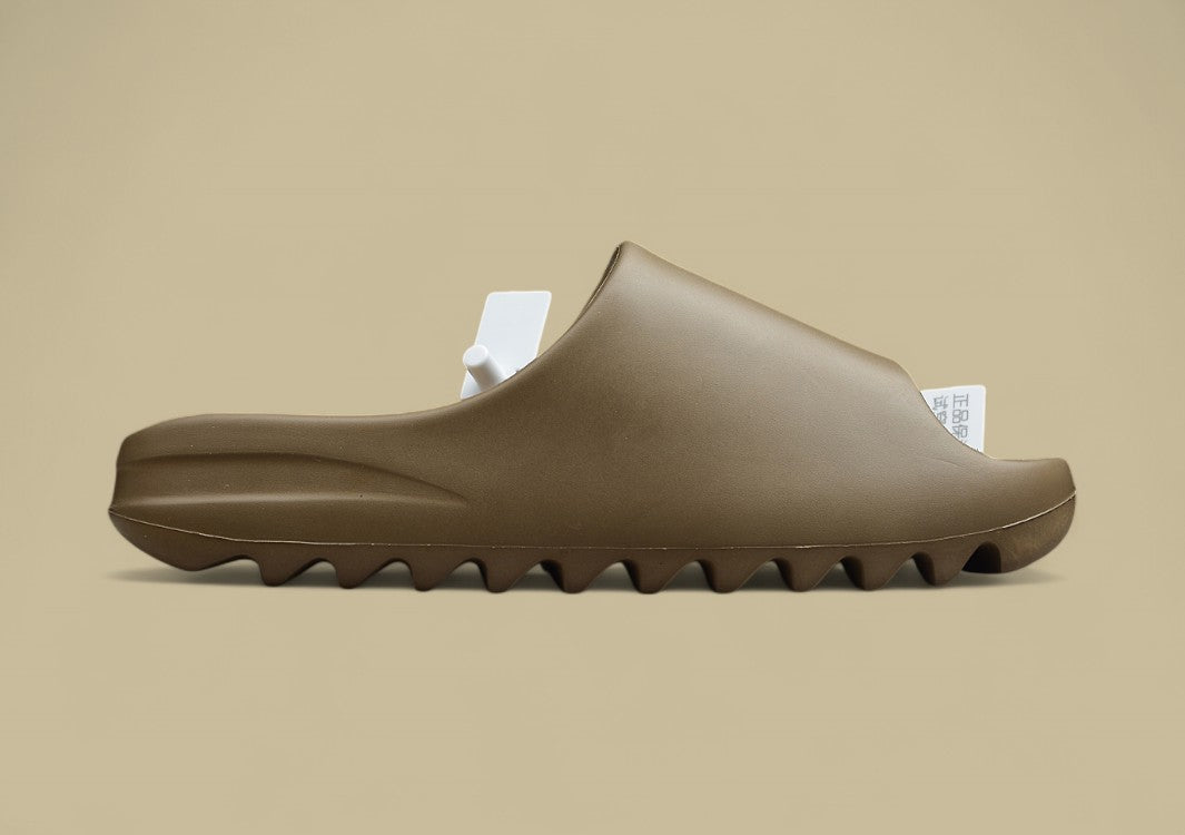 Yeezy Slide “Flax” Warm Tan Minimalist Comfort Slip-On
