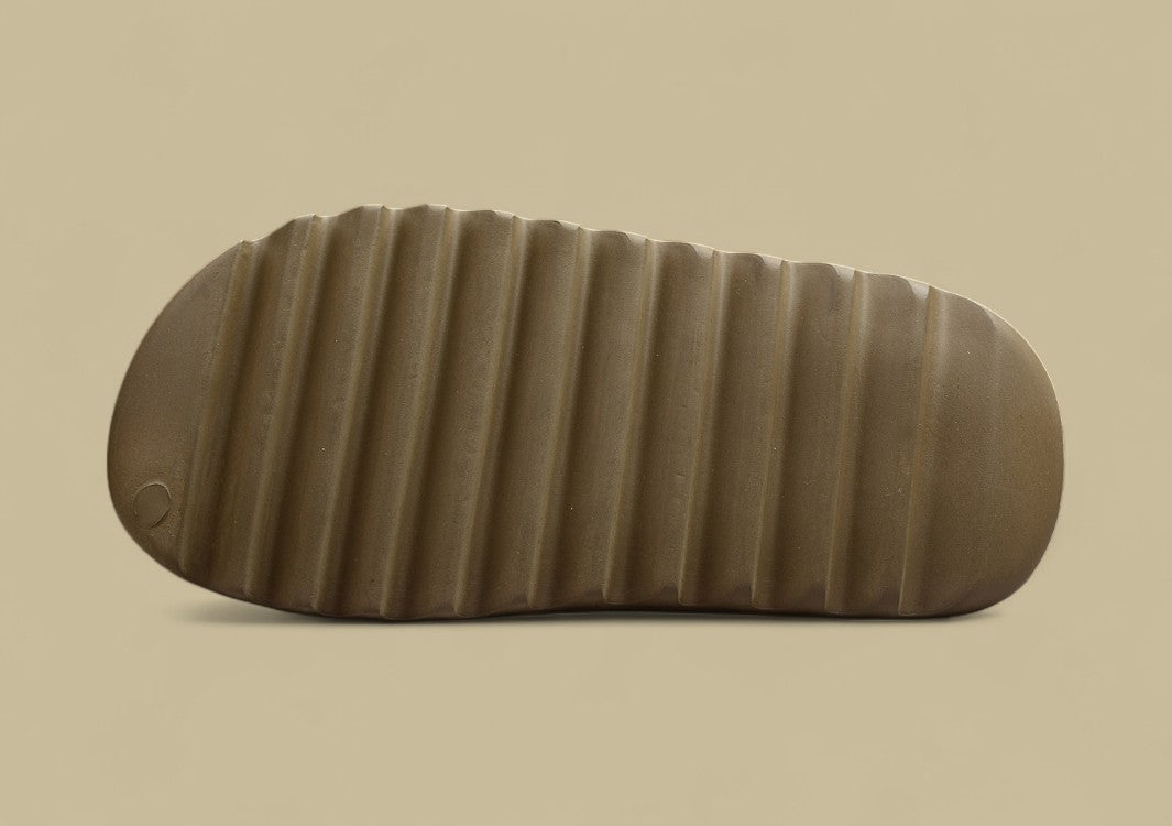 Yeezy Slide “Flax” Warm Tan Minimalist Comfort Slip-On
