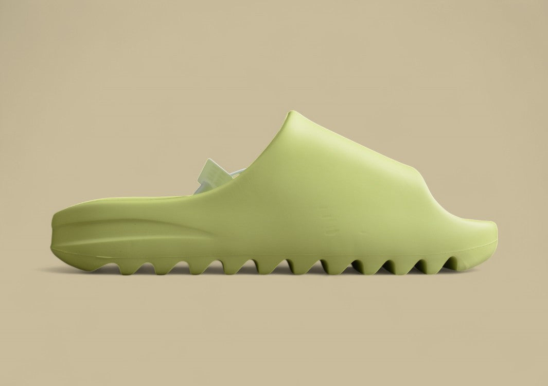 Yeezy Slide “Glow Green” Vibrant Comfort by Kanye