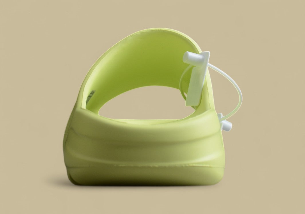 Yeezy Slide “Glow Green” Vibrant Comfort by Kanye