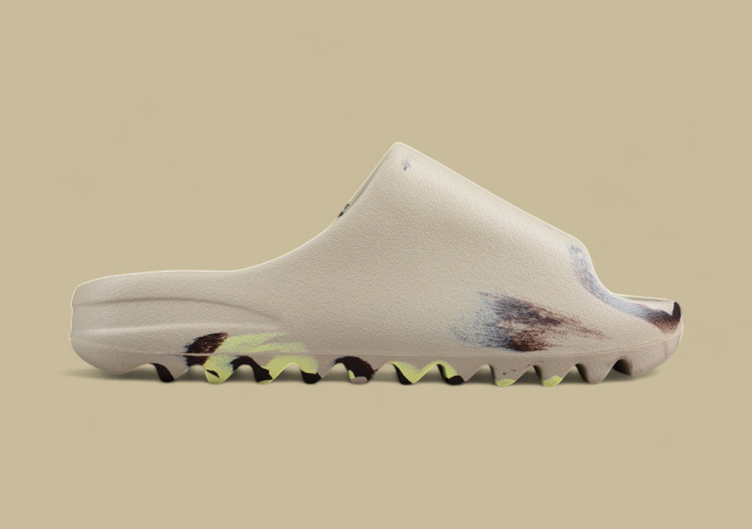 Yeezy Slide “MX Cream” Marbled Colorway Slip-On by Kanye