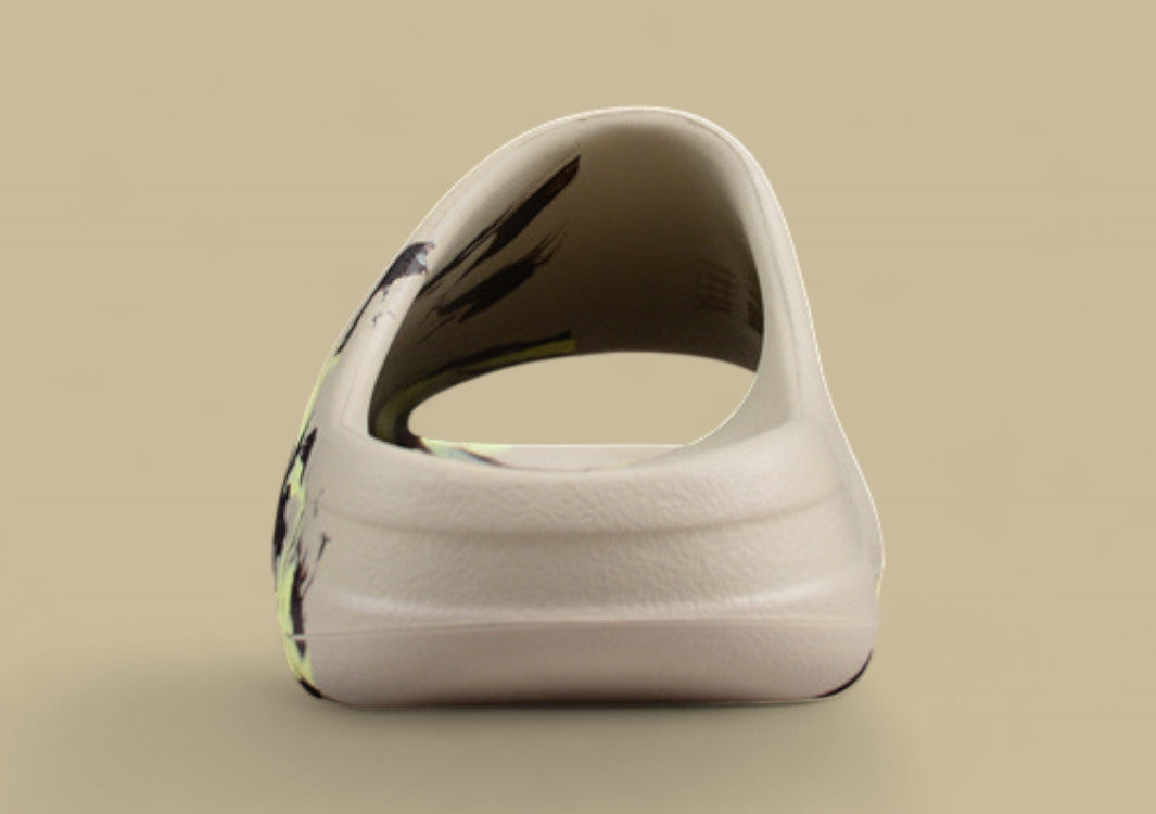 Yeezy Slide “MX Cream” Marbled Colorway Slip-On by Kanye