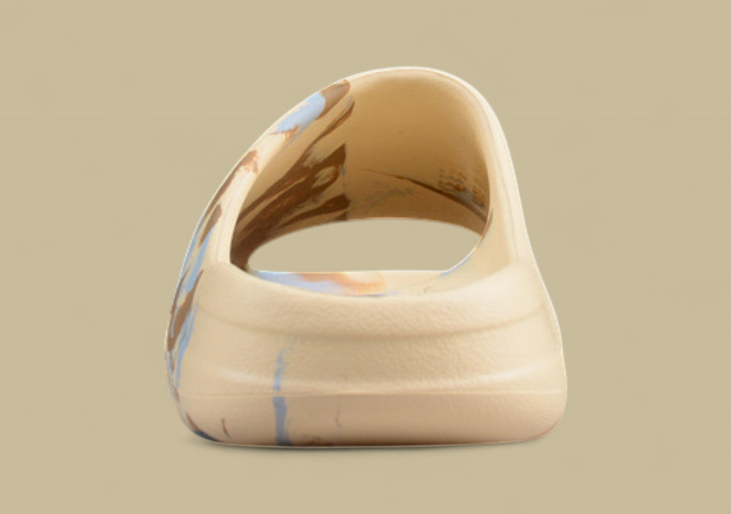 Yeezy Slide “MX Sand” Cream Marble Comfort Slip-On