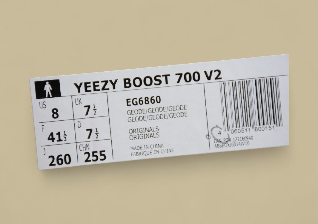 Yeezy boost 700 V2 "Geode" Geode Treasure Grey