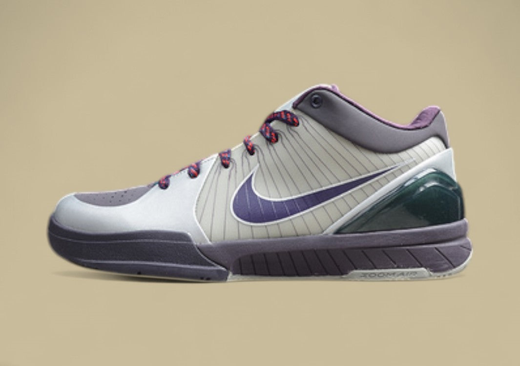Zoom Kobe 4 Chaos Joker Metallic Silver/Abyss-Nightshade