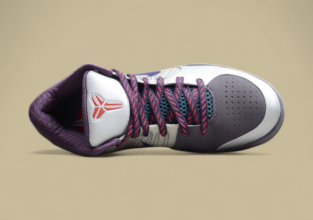 Zoom Kobe 4 Chaos Joker Metallic Silver/Abyss-Nightshade