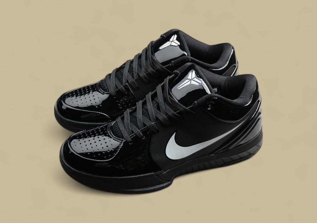 Zoom Kobe 4 Protro Basketball Shoes Black/Black/White