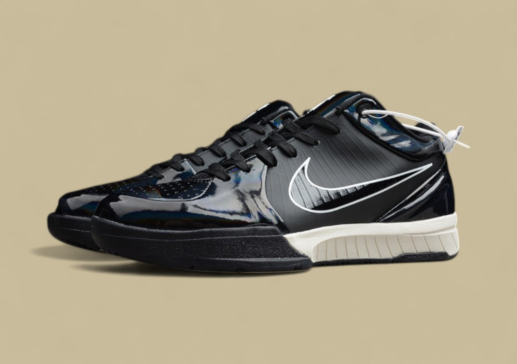 Zoom Kobe 4 Protro Basketball Shoes Black/White/Green