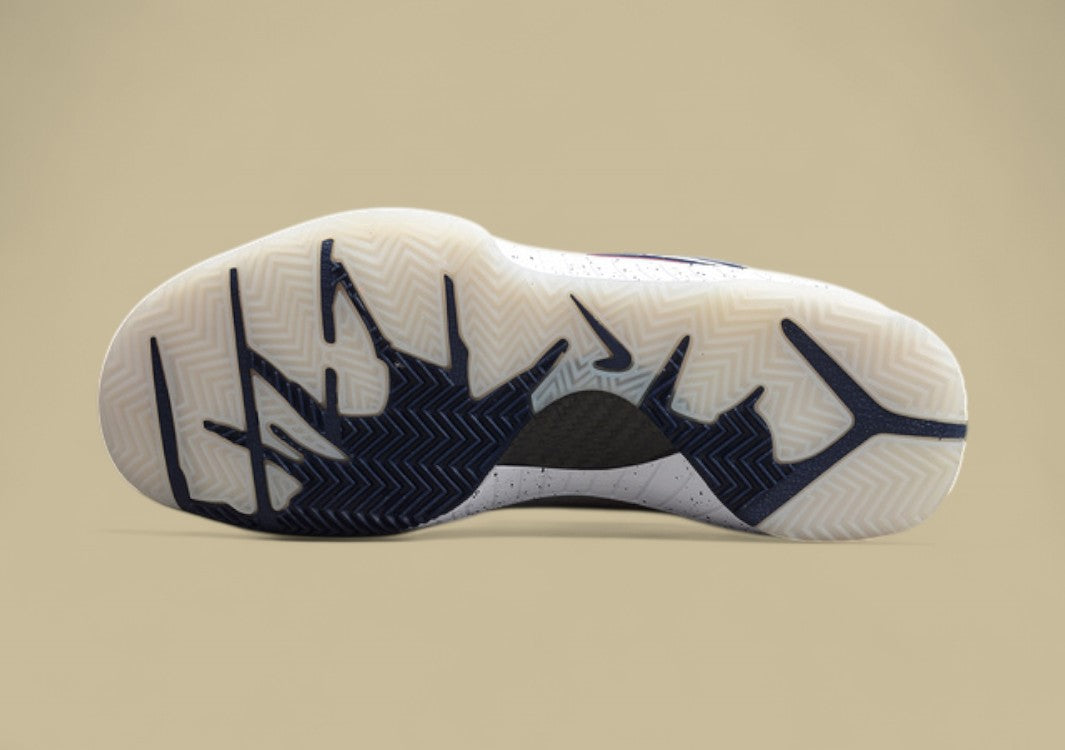 Zoom Kobe 4 Protro Basketball Shoes White/Navy Blue