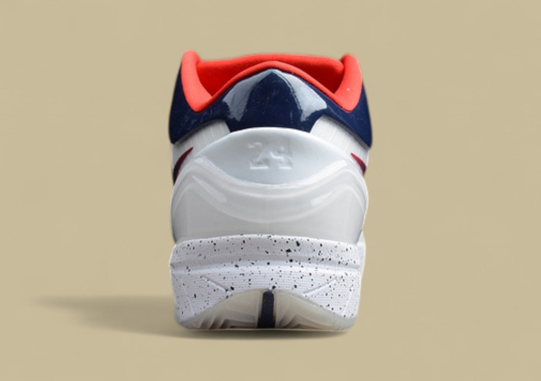 Zoom Kobe 4 Protro Basketball Shoes White/Navy Blue