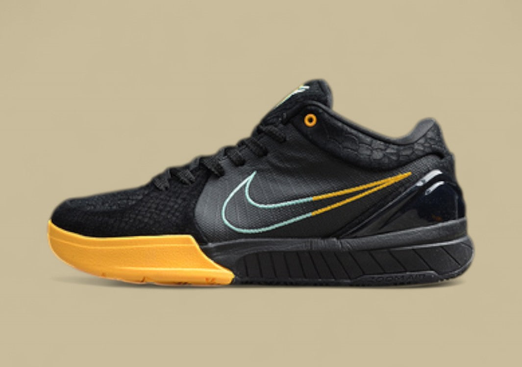 Zoom Kobe 4 Protro Black/Aurora Green-University Gold