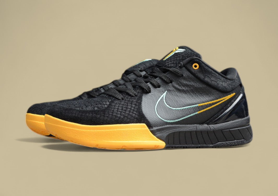 Zoom Kobe 4 Protro Black/Aurora Green-University Gold