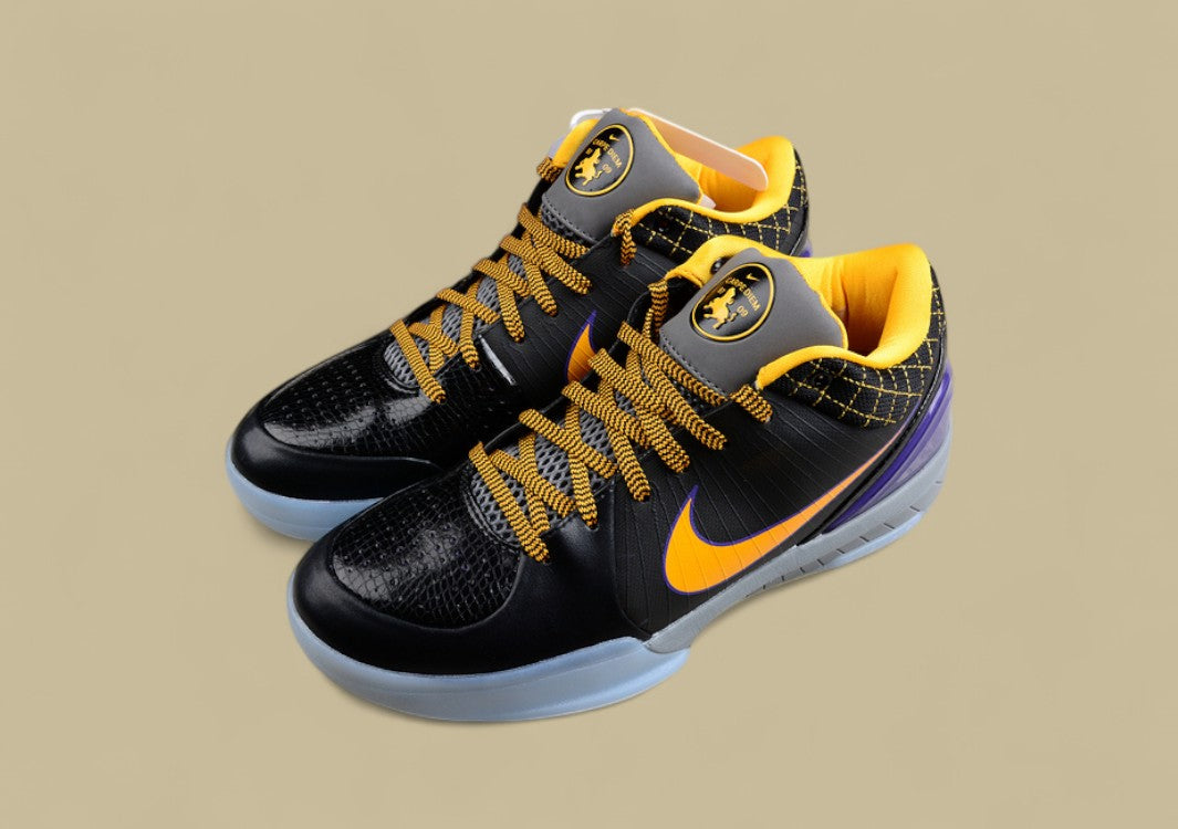 Zoom Kobe 4 Protro Carpe Diem Black/Del Sol-Varsity Purple-Cool Grey