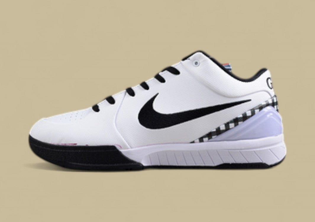Zoom Kobe 4 Protro Gigi White/White/Black/Metallic Gold/Bright Emerald