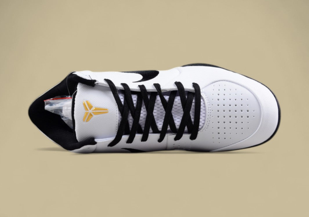 Zoom Kobe 4 Protro Gigi White/White/Black/Metallic Gold/Bright Emerald