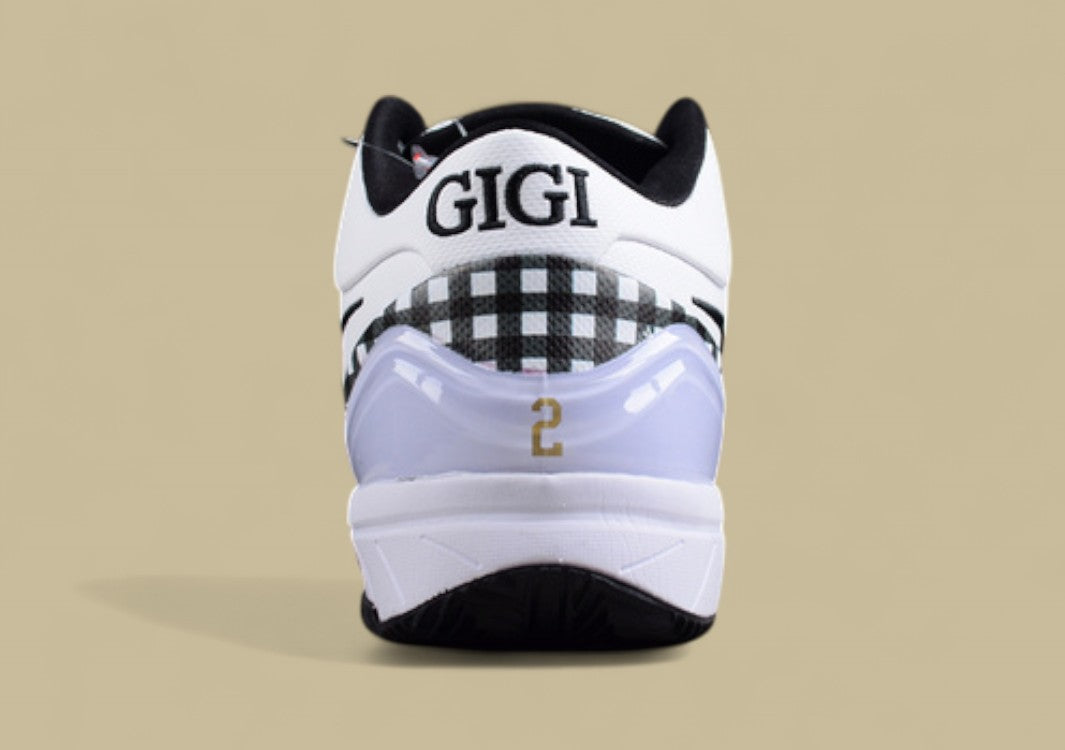 Zoom Kobe 4 Protro Gigi White/White/Black/Metallic Gold/Bright Emerald