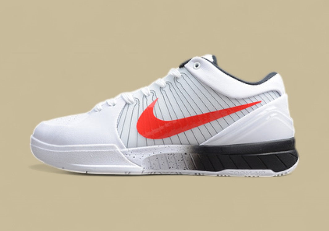 Zoom Kobe 4 Protro Undefeated PE White/Red-Black