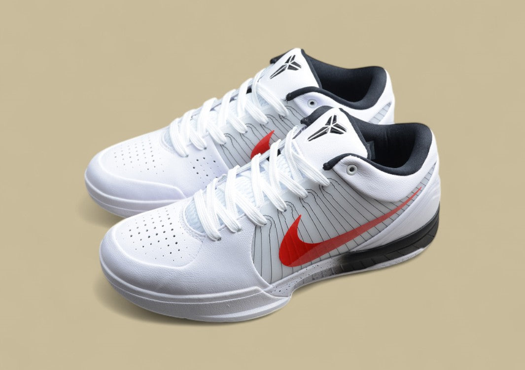 Zoom Kobe 4 Protro Undefeated PE White/Red-Black