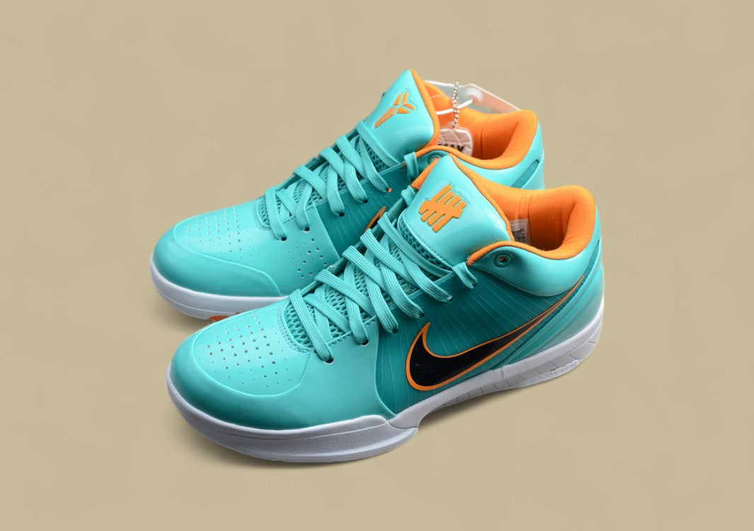 Zoom Kobe 4 Protro Undefeated San Antonio Spurs Blue/White
