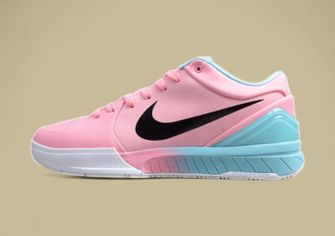 Zoom Kobe 4 Undefeated PE Pink/Black/Blue