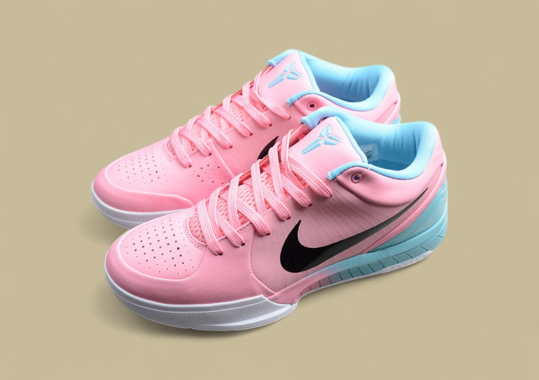 Zoom Kobe 4 Undefeated PE Pink/Black/Blue