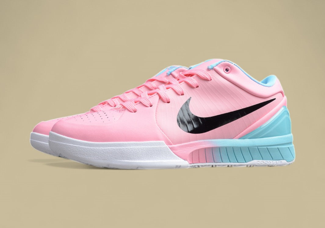 Zoom Kobe 4 Undefeated PE Pink/Black/Blue