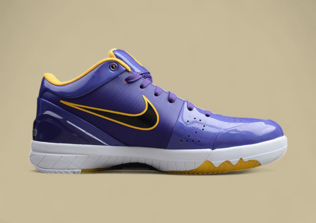Zoom Kobe 4 White/Purple/Black