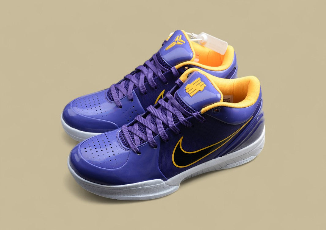 Zoom Kobe 4 White/Purple/Black