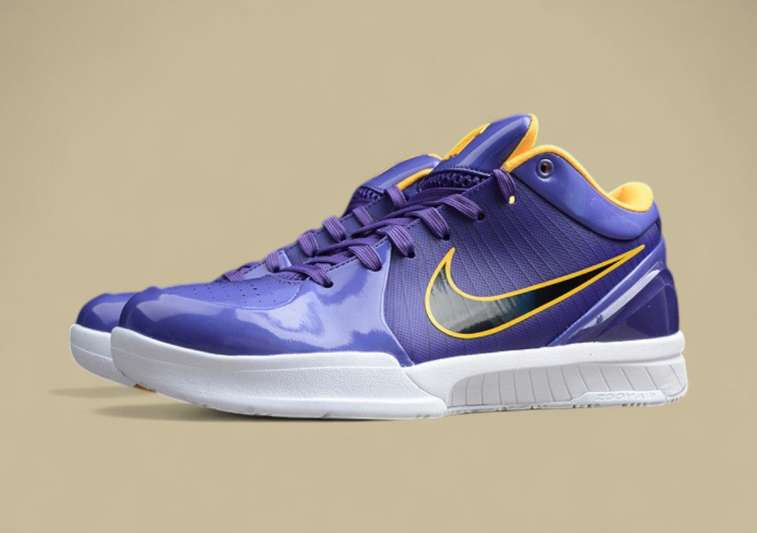 Zoom Kobe 4 White/Purple/Black