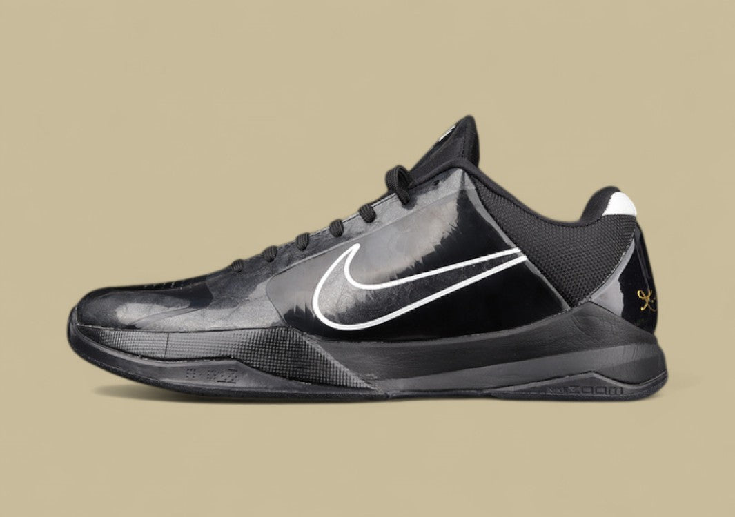 Zoom Kobe 5 Black Out Black/Black-Metallic Silver-Dark Grey