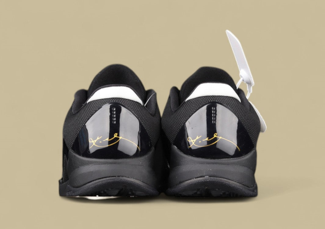 Zoom Kobe 5 Black Out Black/Black-Metallic Silver-Dark Grey