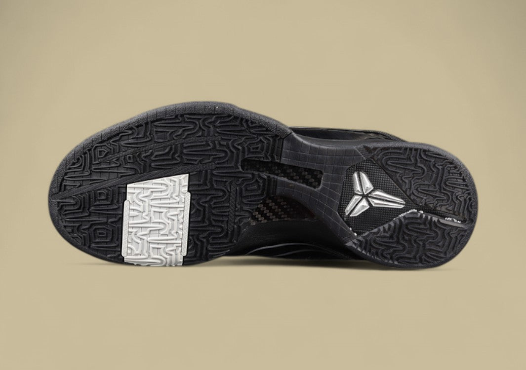 Zoom Kobe 5 Black Out Black/Black-Metallic Silver-Dark Grey