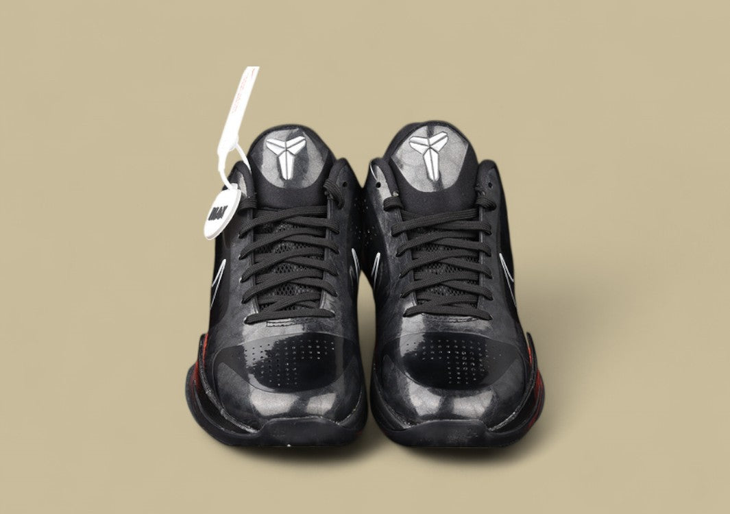 Zoom Kobe 5 Black Out Black/Black-Metallic Silver-Dark Grey