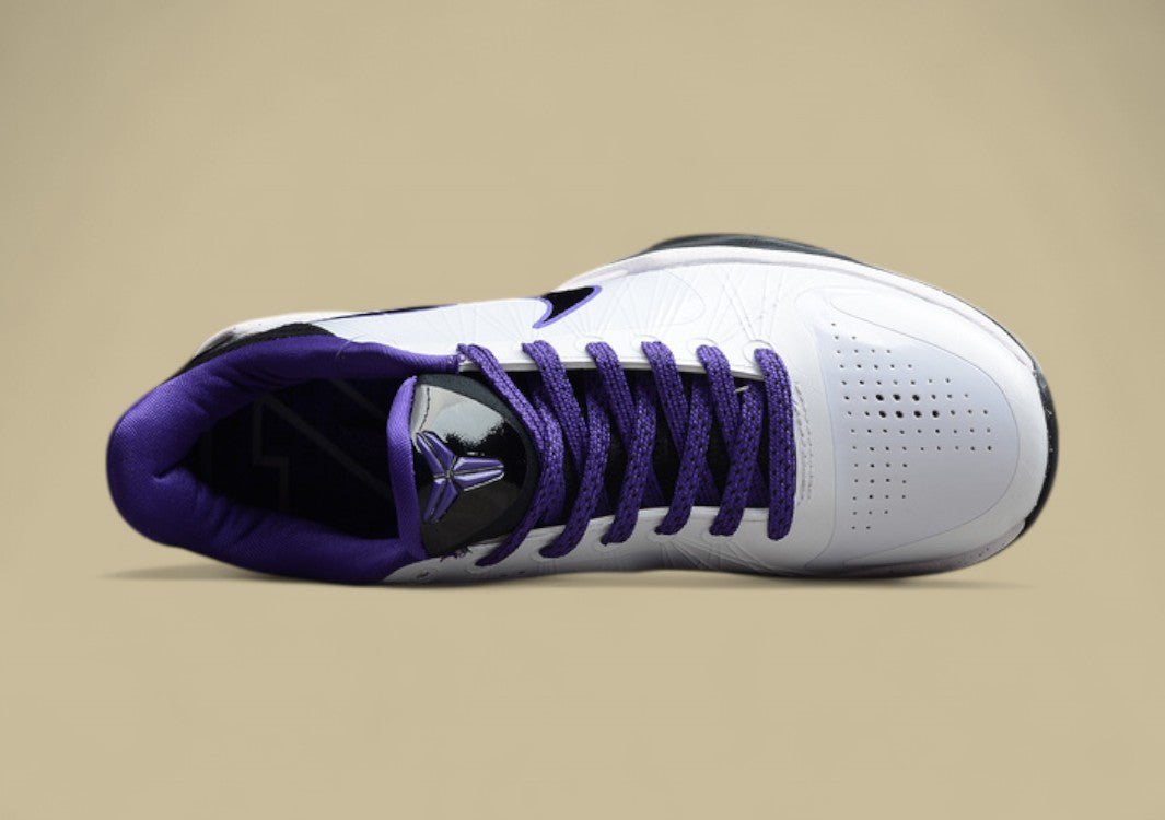 Zoom Kobe 5 Inline White/Black-Varsity Purple