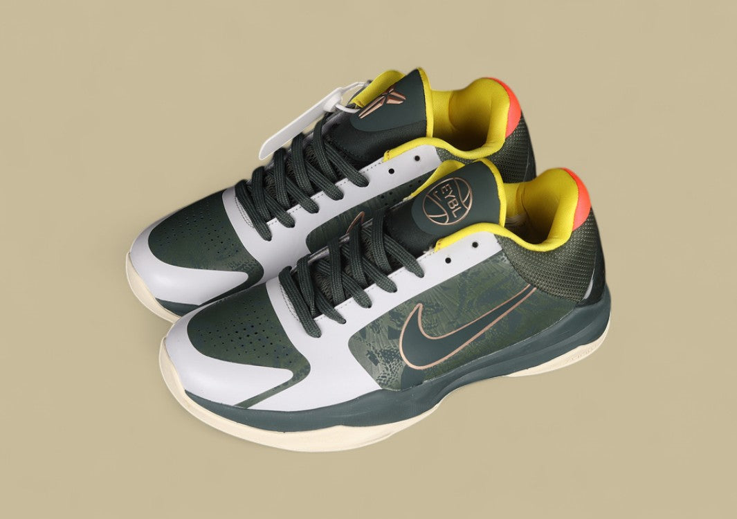 Zoom Kobe 5 Protro EYBL Forest Green/Metallic Red Bronze/Speed Yellow