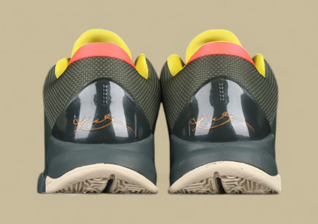 Zoom Kobe 5 Protro EYBL Forest Green/Metallic Red Bronze/Speed Yellow