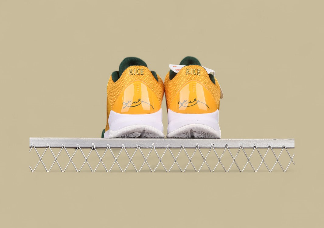 Zoom Kobe 5 Rice Away Varsity Maize/Deep Forest-White