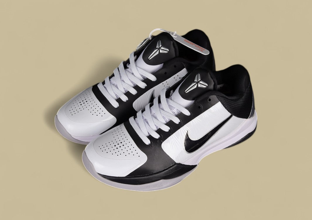 Zoom Kobe 5 TB White/Black/Metallic Silver