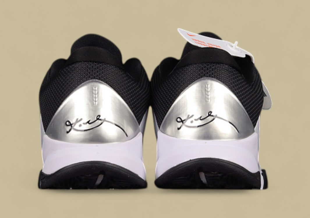 Zoom Kobe 5 TB White/Black/Metallic Silver
