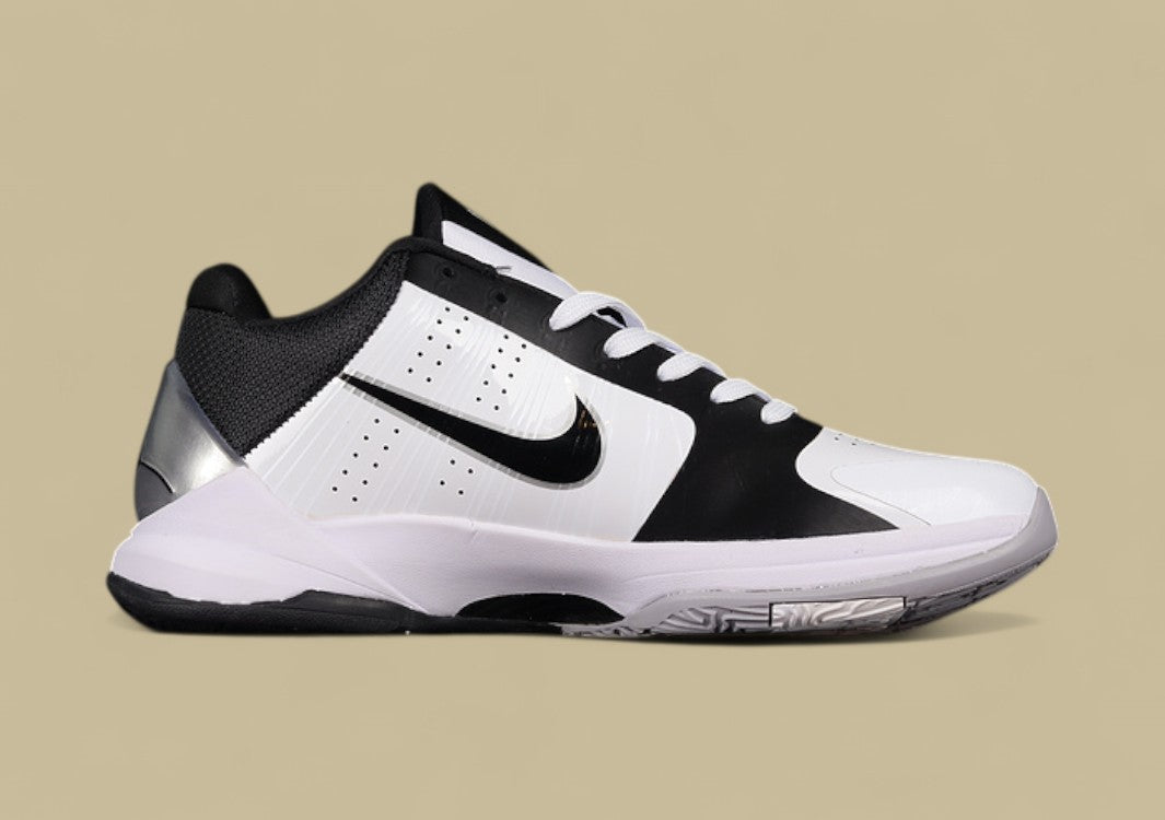 Zoom Kobe 5 TB White/Black/Metallic Silver