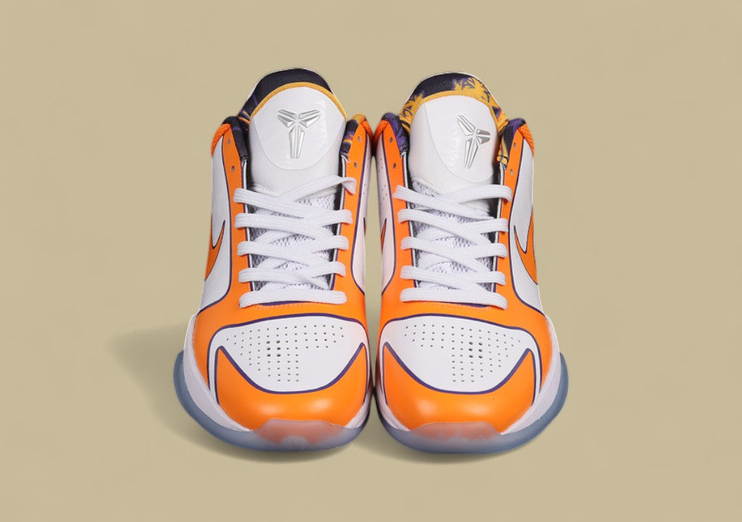 Zoom Kobe 5 V Protro White/Orange-Purple