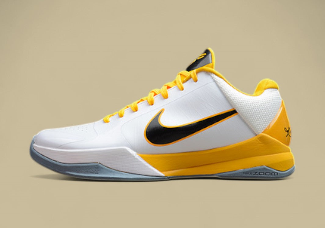 Zoom Kobe 5 V White/Black/Yellow