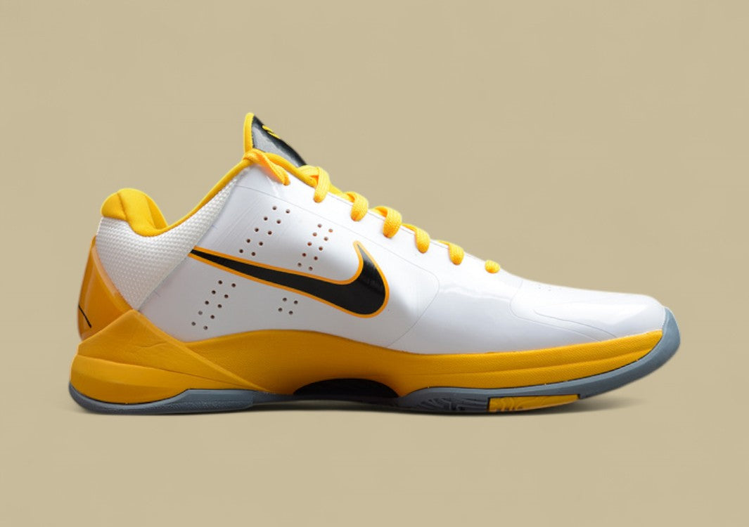 Zoom Kobe 5 V White/Black/Yellow